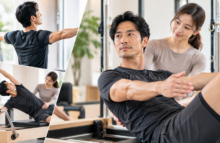 男性にもピラティスがおすすめな理由｜効果や筋トレとの違い、40代・50代・60代の身体づくり